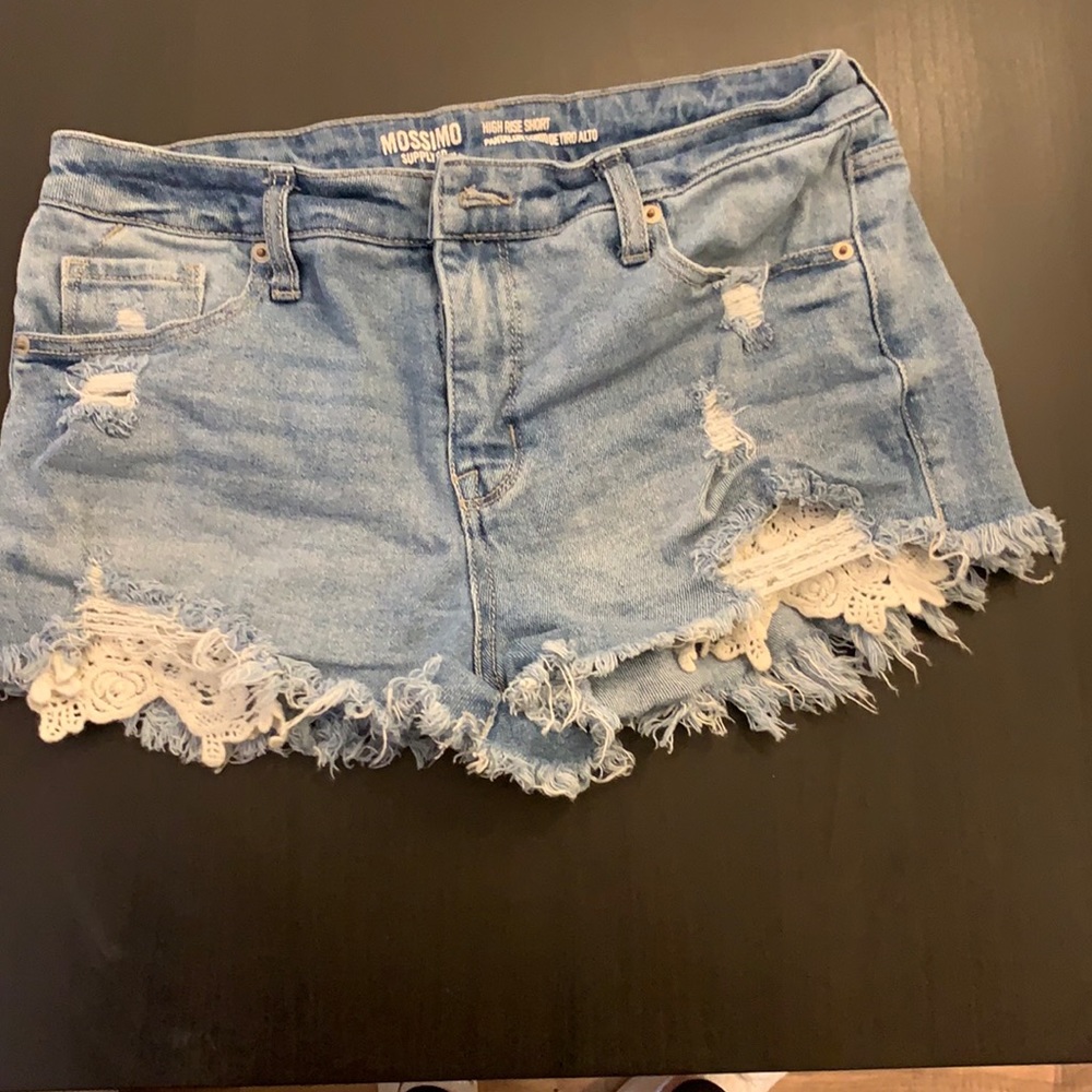 Cute crochet Jean shorts